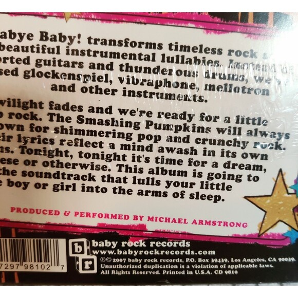 Vintage Rockabye Baby! Lullaby Renditions of Smashing Pumpkins CD - New/Sealed - Picture 3 of 5